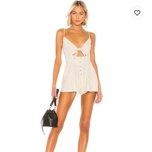Revolve Majorelle Andrea Romper in Natural